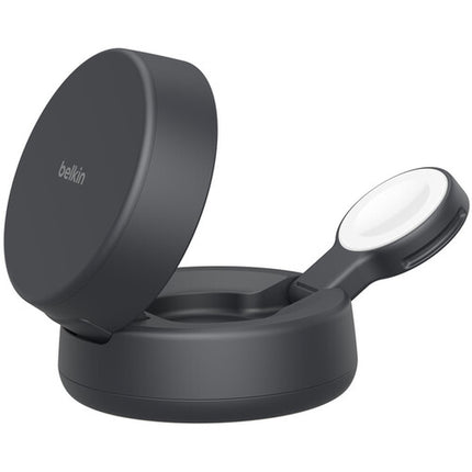 Belkin UltraCharge Pro Cargador Magnético Convertible 2 en 1 Qi2 25W con Adaptador 45W