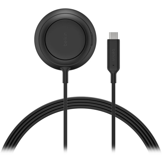 Belkin UltraCharge Cargador Magnético Qi2 25W Soporte Negro Redondo