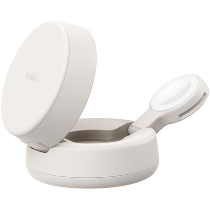 Belkin UltraCharge Pro Cargador Magnético Convertible Qi2 25W con Cargador Apple Watch y Adaptador 45W
