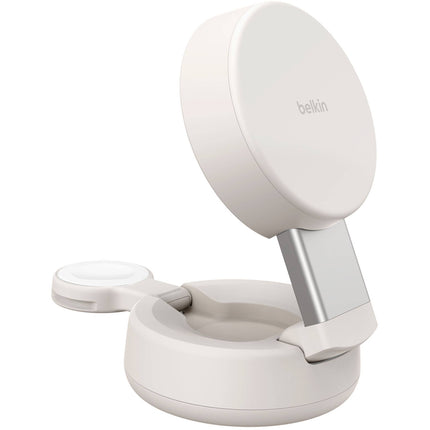 Belkin UltraCharge Pro Cargador Magnético Convertible Qi2 25W con Cargador Apple Watch y Adaptador 45W