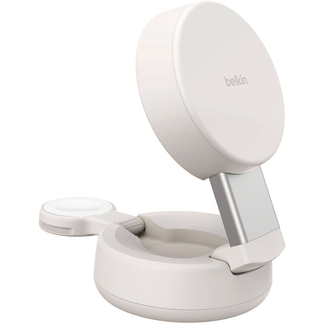 Belkin UltraCharge Pro Cargador Magnético Convertible Qi2 25W con Cargador Apple Watch y Adaptador 45W