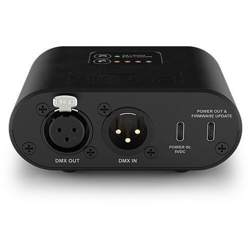CHAUVET DJ D-Fi Hub 2 transmisor receptor inalámbrico 2 412-2 484 GHz con USB-C y fuente de alimentación
