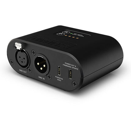 CHAUVET DJ D-Fi Hub 2 transmisor receptor inalámbrico 2 412-2 484 GHz con USB-C y fuente de alimentación