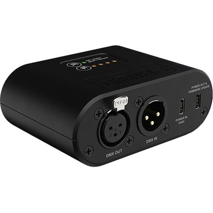 CHAUVET DJ D-Fi Hub 2 transmisor receptor inalámbrico 2 412-2 484 GHz con USB-C y fuente de alimentación