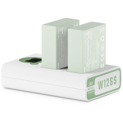 Cargador de Baterías Tilta 2 Canales NP-W126S Verde Ash USB-C Dual