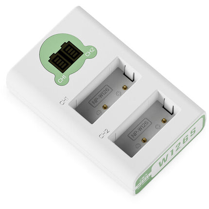 Cargador de Baterías Tilta 2 Canales NP-W126S Verde Ash USB-C Dual