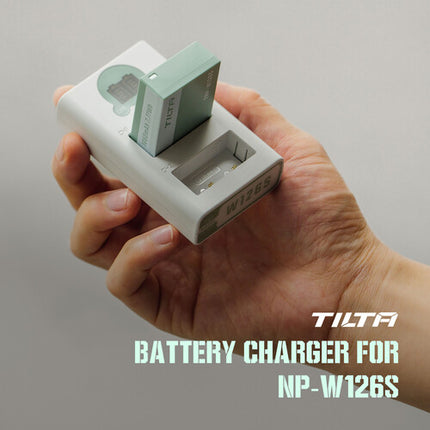 Cargador de Baterías Tilta 2 Canales NP-W126S Verde Ash USB-C Dual
