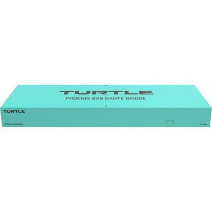 Turtle AV Phoenix 8x8 Dante Puente de Audio con DSP y PoE Plus