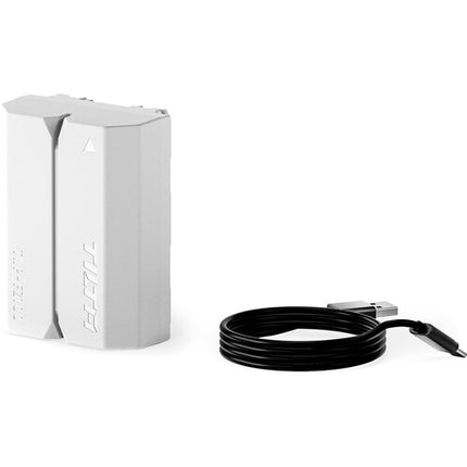 Tilta NP-FZ100 Kit de batería con 4 baterías 2400mAh y cargador USB de 4 bahías Off White
