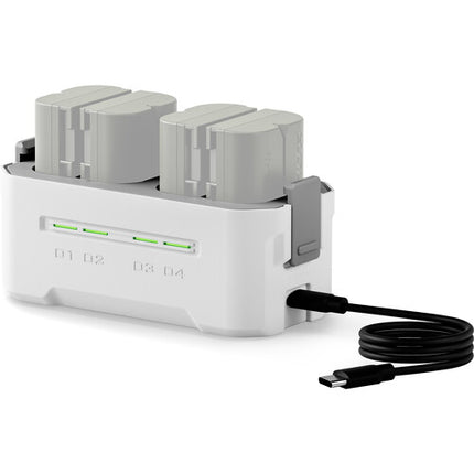 Tilta Estación de Carga Portátil para 4 Baterías LP-E6 con USB-C PD 45W