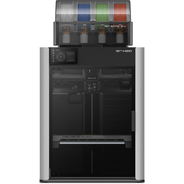 Bambu Lab H2D Impresora 3D con Laser 40W y AMS 2 Pro 35x32x32 cm