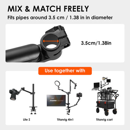 TARION Titanrig Arm Module X Módulo para Stand con Soporte VESA y Portátil