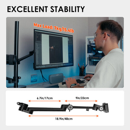 TARION Titanrig Arm Module X Módulo para Stand con Soporte VESA y Portátil