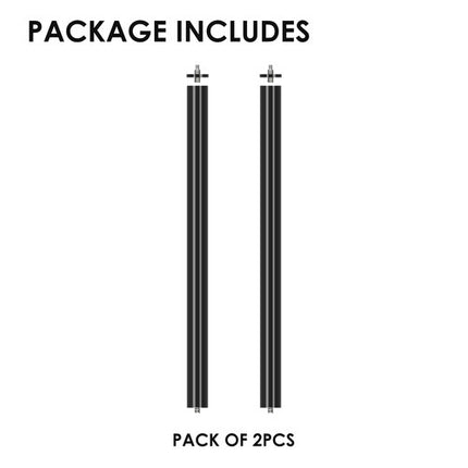 TARION Barra base para carrito Titanrig 43.2" compatible con brazos modulares 2 x 21.6"