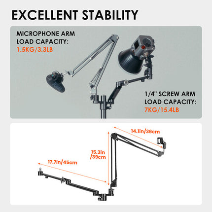 TARION Titanrig Arm Module Y Brazo Articulado para Micrófono 35mm