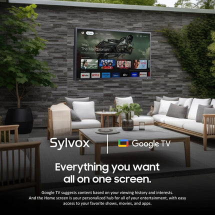SYLVOX Deck Pro 2.0 TV LED 4K HDR 43 pulgadas Exterior IP55 Panel UHD