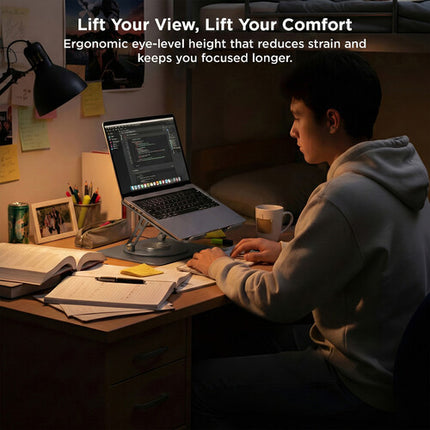 Uncaged Ergonomics Soporte Giratorio para Laptop 7.5 Pulgadas Eleva portátil