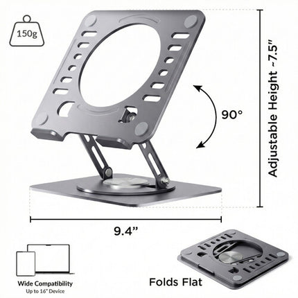 Uncaged Ergonomics Soporte Giratorio para Laptop 7.5 Pulgadas Eleva portátil