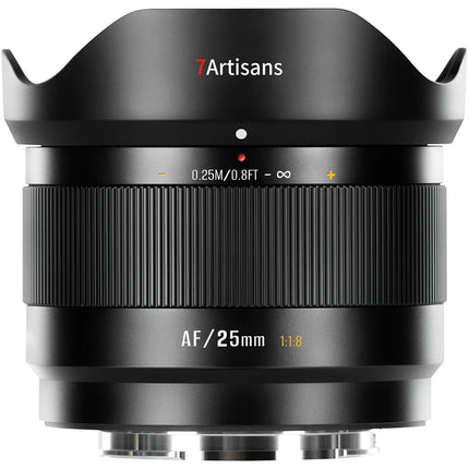 7Artisans Lite Series 25mm f1.8 Objetivo Sony E Metal 9 Hojas Diafragma