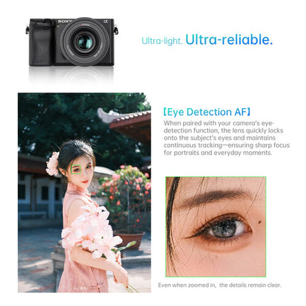 7Artisans Lite Series 35mm f1.8 AF Lente para FUJIFILM X APS-C 6.4 oz