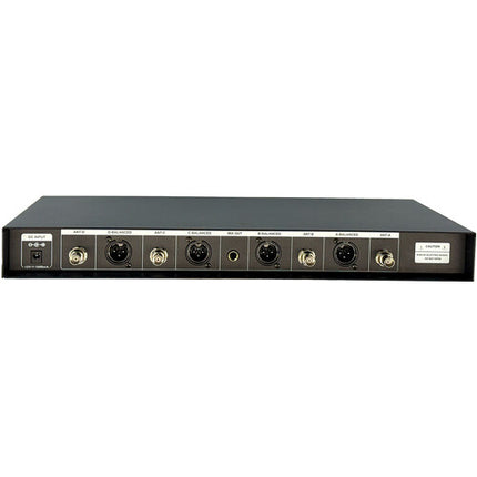 Sistema de micrófono inalámbrico CAD WX1400GN de 4 canales con alcance de 120 m y 50 frecuencias por canal