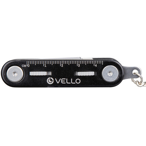 Vello Compact 10-en-1 Multi Herramienta Acero Ligero 6 Llaves Hexagonales T10 Torx