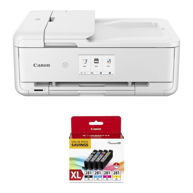 Canon Pixma TS9521Ca Impresora Multifuncional Inalámbrica 4800x1200dpi 4.3" pantalla táctil Kit Tinta 4 colores
