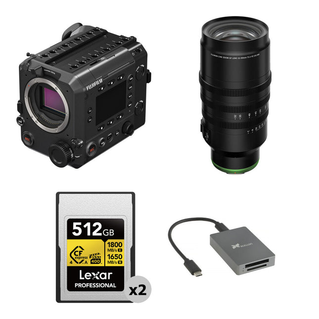 FUJIFILM GFX ETERNA 55 Cámara Gran Formato con Lente GF 32-90mm T3.5 OIS WR