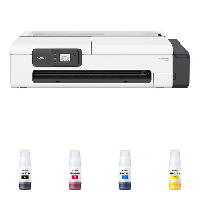 Canon imagePROGRAF TC-21 Impresora de Gran Formato 24" Resolución 2400x1200 dpi Kit Tinta 4 Colores PFI-050