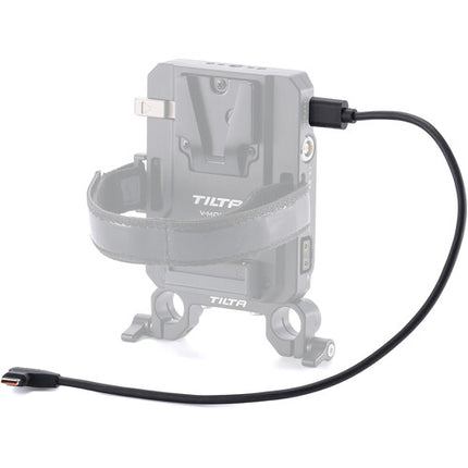 Tilta Cable de alimentación USB-C 100W ángulo recto 35 cm para cámaras