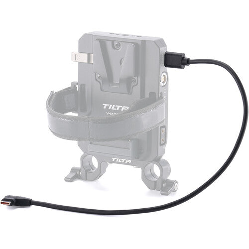 Tilta Cable de alimentación USB-C 100W ángulo recto 35 cm para cámaras