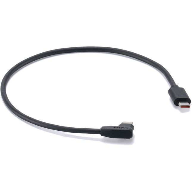 Tilta Cable de alimentación USB-C 100W ángulo recto 35 cm para cámaras
