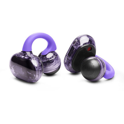 JBL Soundgear Clips Auriculares Open-Ear Morados 32 Horas Bluetooth