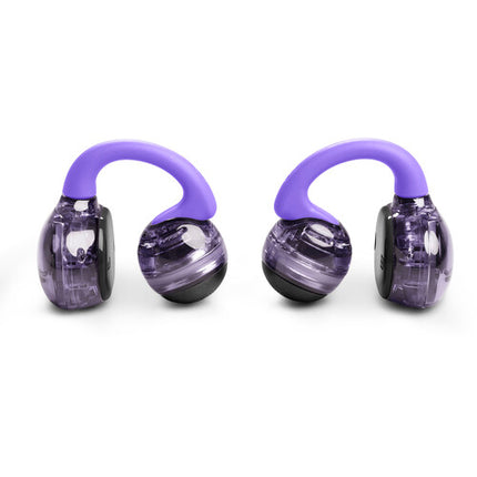 JBL Soundgear Clips Auriculares Open-Ear Morados 32 Horas Bluetooth