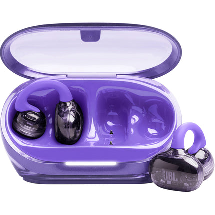 JBL Soundgear Clips Auriculares Open-Ear Morados 32 Horas Bluetooth