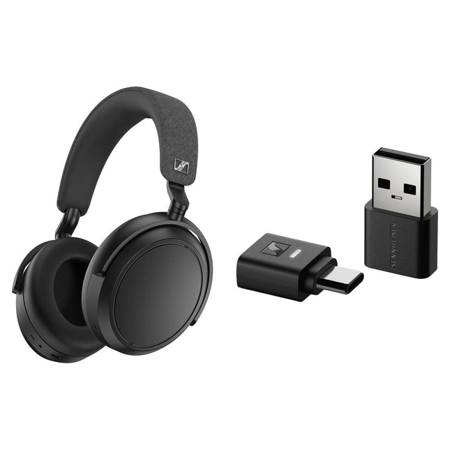 Sennheiser MOMENTUM 4 Auriculares Inalámbricos Over-Ear Cancelación de Ruido 42mm 60 Horas BTD 700 Bluetooth Adapter