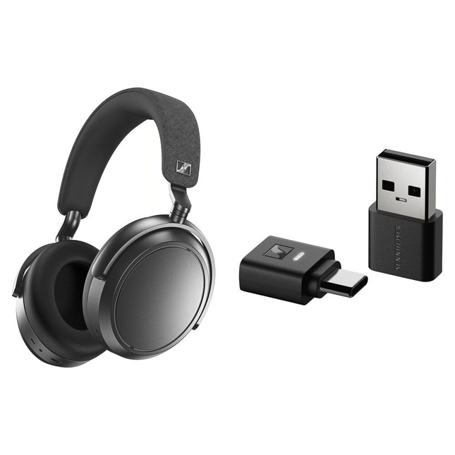 Sennheiser MOMENTUM 4 Auriculares Inalámbricos Diadema 42mm 60h con Adaptador Bluetooth BTD 700