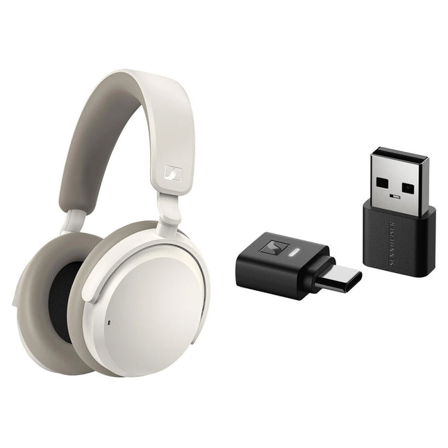 Sennheiser ACCENTUM Plus Auriculares inalámbricos ANC 50 horas batería con adaptador Bluetooth BTD 700