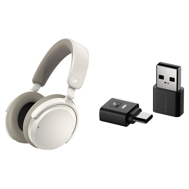 Sennheiser ACCENTUM Auriculares Inalámbricos Over-Ear 50 Horas Batería con Adaptador Bluetooth BTD 700