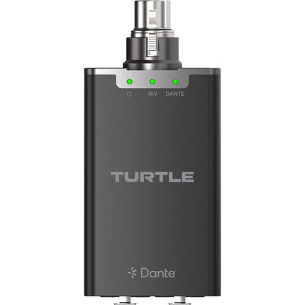 Turtle AV JEF Preamplificador de Micrófono Dante con 48V Phantom y EQ Paramétrico de 8 Bandas
