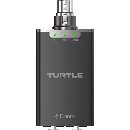 Turtle AV JEF Preamplificador de Micrófono Dante con 48V Phantom y EQ Paramétrico de 8 Bandas