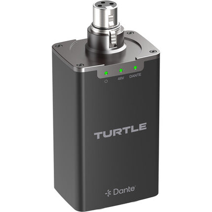 Turtle AV JEF Preamplificador de Micrófono Dante con 48V Phantom y EQ Paramétrico de 8 Bandas