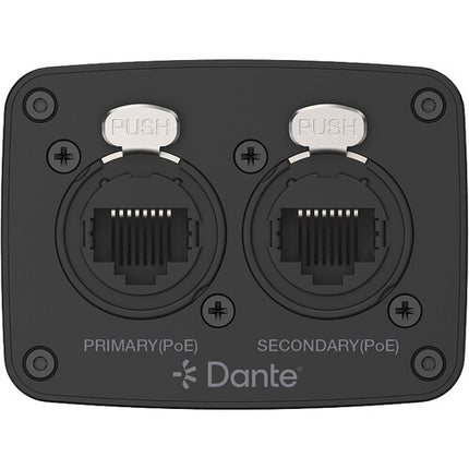 Turtle AV JEF Preamplificador de Micrófono Dante con 48V Phantom y EQ Paramétrico de 8 Bandas