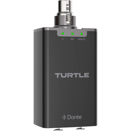 Turtle AV JEF Preamplificador de Micrófono Dante con 48V Phantom y EQ Paramétrico de 8 Bandas
