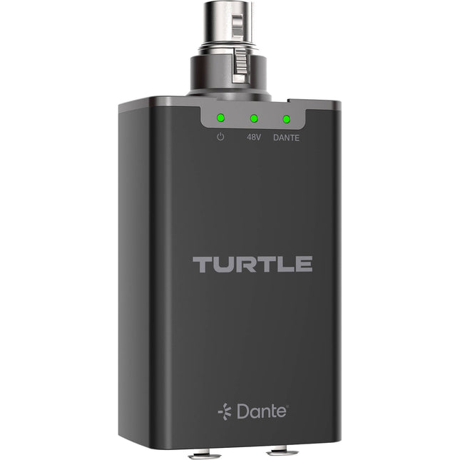 Turtle AV JEF Preamplificador de Micrófono Dante con 48V Phantom y EQ Paramétrico de 8 Bandas