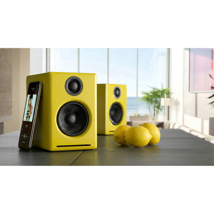 Audioengine A2+ Next Gen Altavoces Bluetooth Inalámbricos 20W RMS 60W Pico Limoncello Color del Año