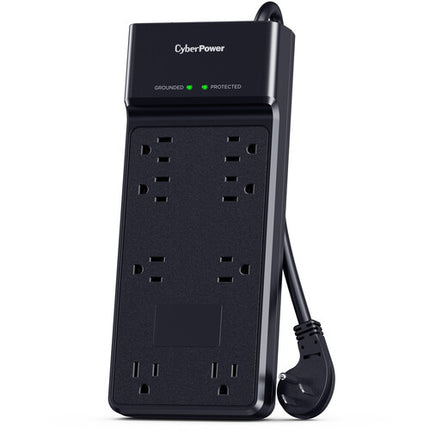 CyberPower Essential Series protector contra sobretensiones 8 salidas 4800 julios cable 6 pies negro