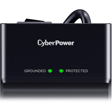 CyberPower Essential Series Protector contra sobretensiones 8 tomas 2400 julios USB 6 pies negro