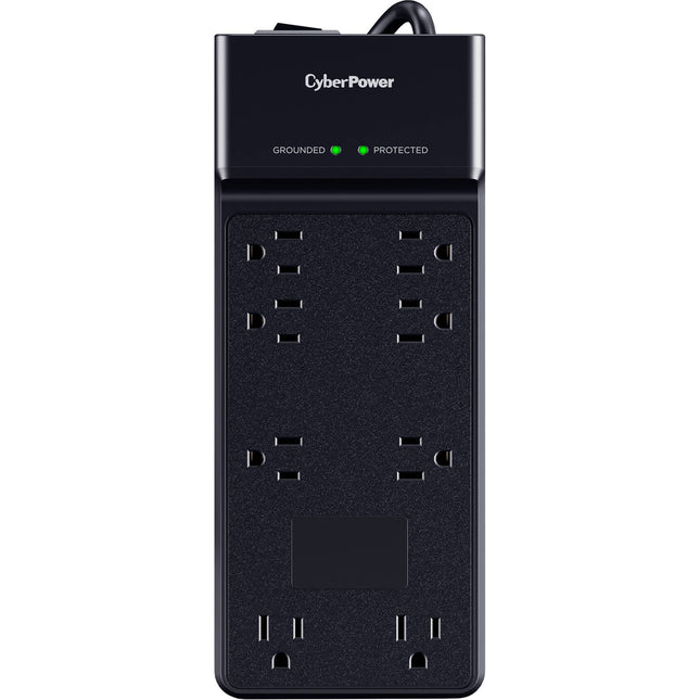 CyberPower Essential Series protector contra sobretensiones 8 salidas 4800 julios cable 6 pies negro