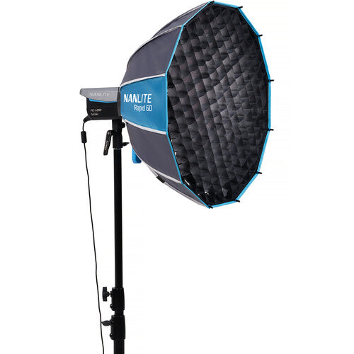 Nanlite Rapid 60 FM Montura Softbox 60 cm Difusor Rejilla Estuche